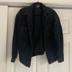 American eagle black denim jacket